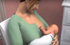 Inštruktážne video: Ako to vyzerá, keď sa dieťatko dojčí dieťa sa dojčí