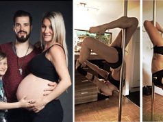 Aký je váš názor na túto ženu? Vo vyššom štádiu tehotenstva cvičila na tanečnej tyči ako pierko