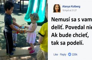 Mama učí syna, aby sa so svojimi vecami nedelil: Po prečítaní možno aj vy zmeníte názor